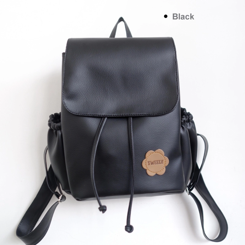 Product image Tweelyforbag - Flory Ransel - Tweelyforbag - Tas Ransel Wanita - Tas Wani 600 gr Hitam