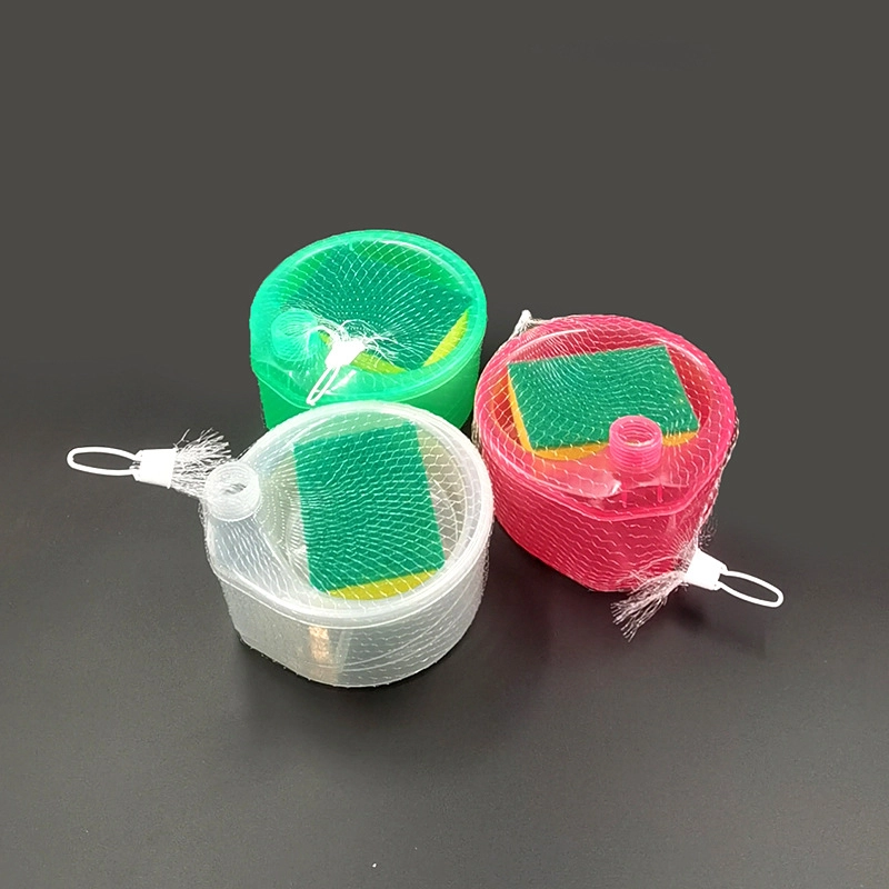 Product image KAHASIL - Dispenser Tempat Sabun Cuci Piring Cair 2in1 1000ml Free Spons KMJ015 KMJ015 RANDOM
