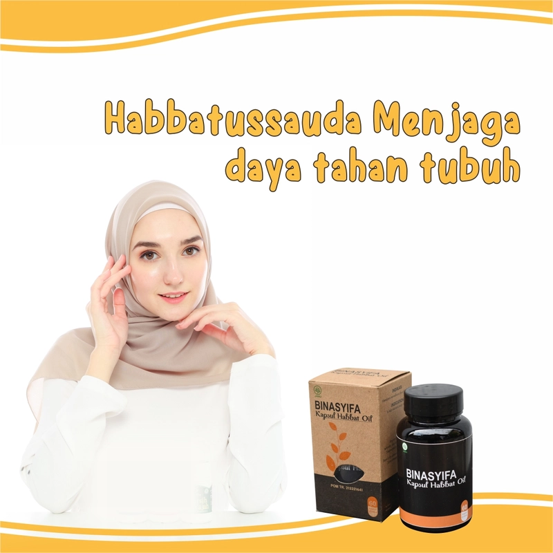 Product image KAPSUL HABBAT OIL Binasyifa Habbatussauda Jintan Hitam Habbasyifa BPOM Menjaga Kesehatan Herbal 60 kapsul Herbal