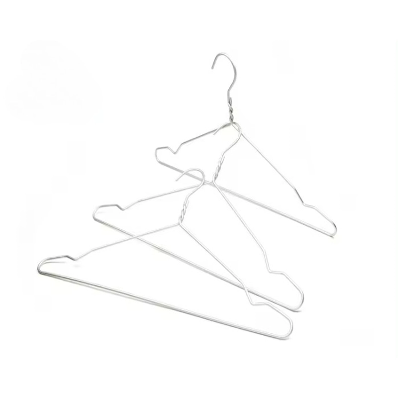 Product image KAMJE Hanger Gantungan Baju Jemuran Besi Stainless Steel Isi 10pcs KMJ056 KMJ056 SILVER