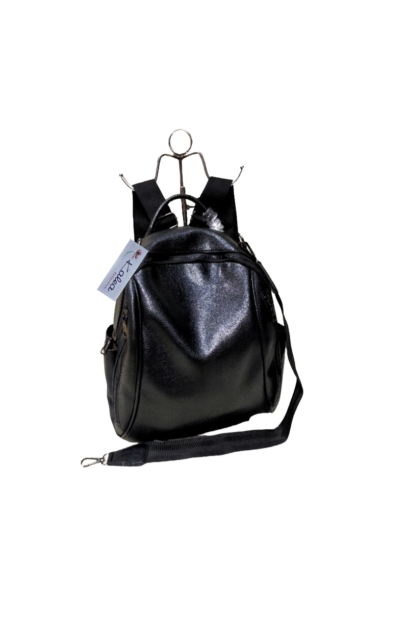 Product image Kalea - Tas ransel wanita tabung kulit sintetis premium P26*L11*T34 Hitam