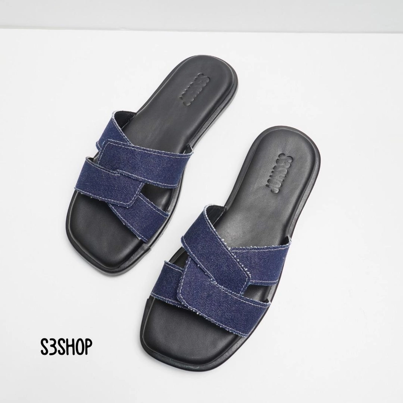 Product image S3SHOP - Sandal Jeans Series S3shop Sandal Wanita Premium Karet Sendal Jelly 37 Jeans Viola