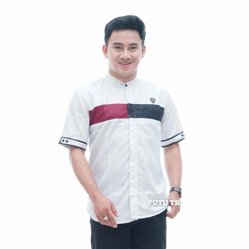Product image Juragan Kurta - Baju Koko Pria Dewasa Lengan Pendek Bagus Banget Motif putu tr M Koko putu tr 01
