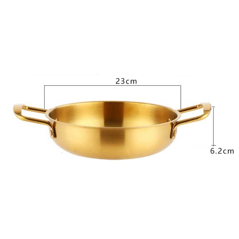Product image RUMAH RAYA - (PO) Panci Masak Korean Stainless Steel - KC0408 - Gold 19cm Gold