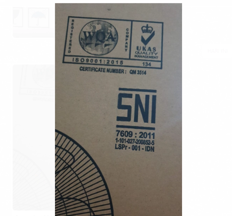 Product image UTAMAMEGA - Kipas Angin Berdiri Sanex FS-1899 Type FS1899