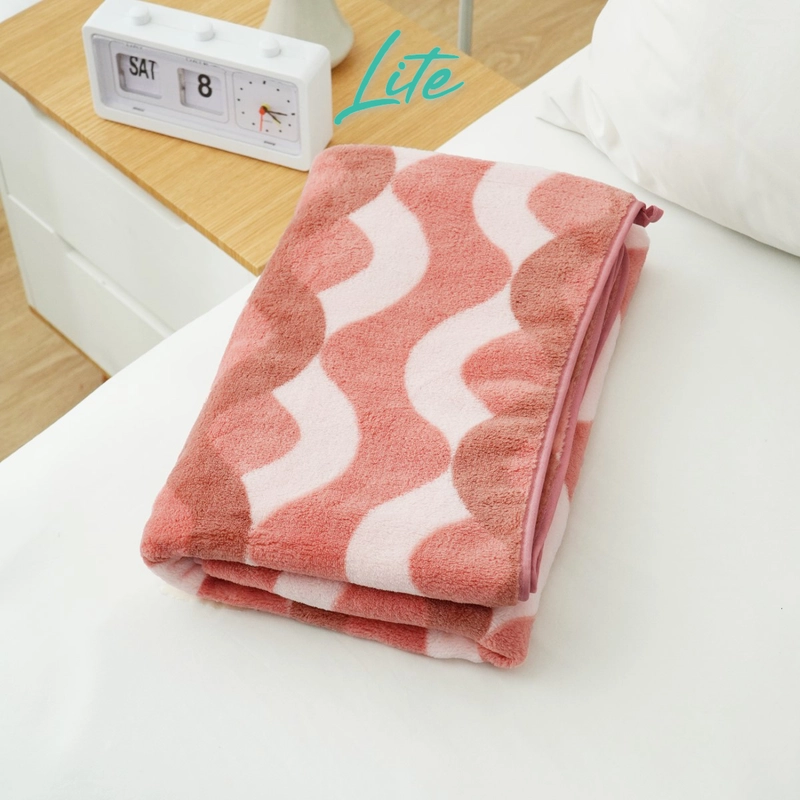 Product image Kintakun - Handuk Coral Print Pavati Microfiber LITE 70 x 140 Pink