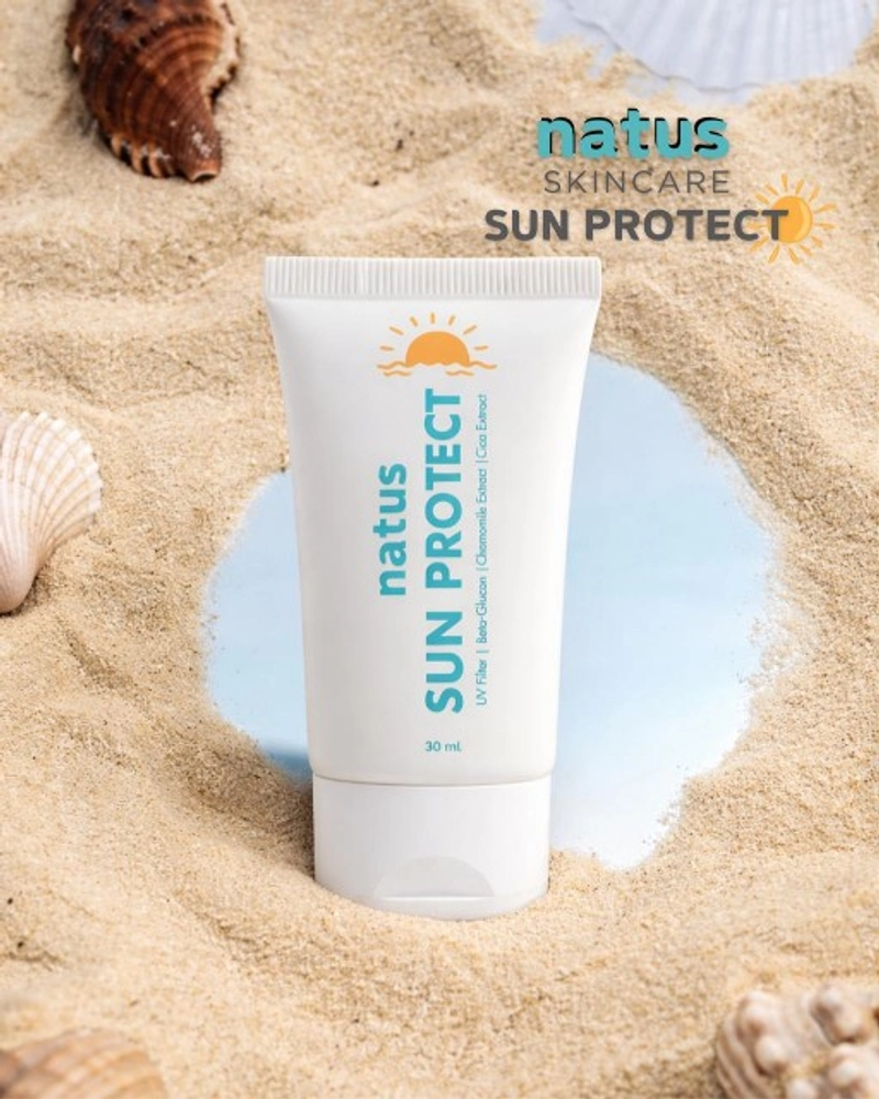 Product image MieMu - Paket NATUS SKINCARE SUN PROTECT 30 ml FACIAL CLEANSER 75 ml BARE MOISTURIZER 30 ml 135 ml Paket Natus