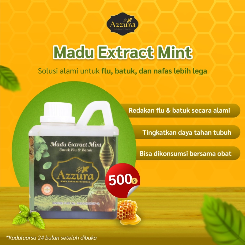 Product image Madu Azzura - Madu Extract Mint 300 gr