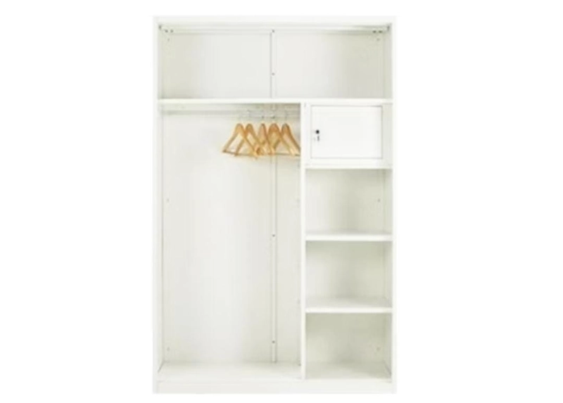 Product image Rizki Electronics - OLYMPIC Lemari Pakaian Baju 2 Pintu Besi Sliding Minimalis Putih Dengan Cermin OSWS ALBA 2 PINTU SLIDING PUTIH