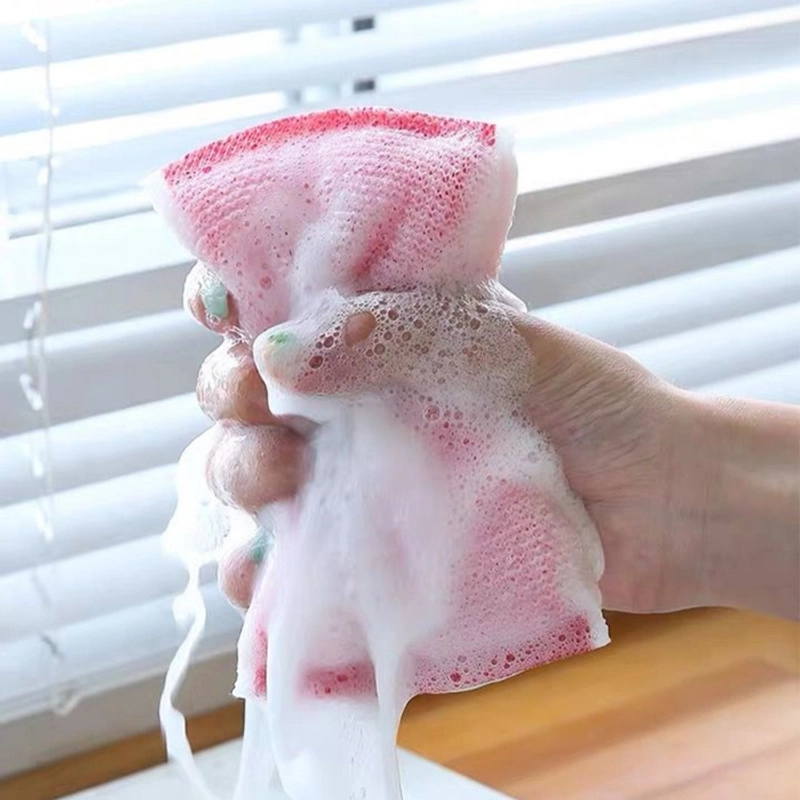 Product image KAMJE Spons Spon Sponge Cuci Piring Busa Pembersih Sabut Jaring Serbaguna KMJ106 KMJ106 RANDOM