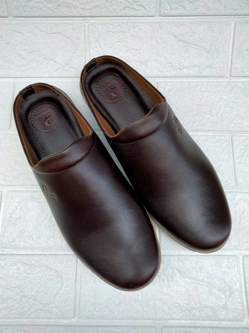 Product image RENINE - ALZ L801 Bustong Sepatu Sandal Kulit Asli 39 Brown