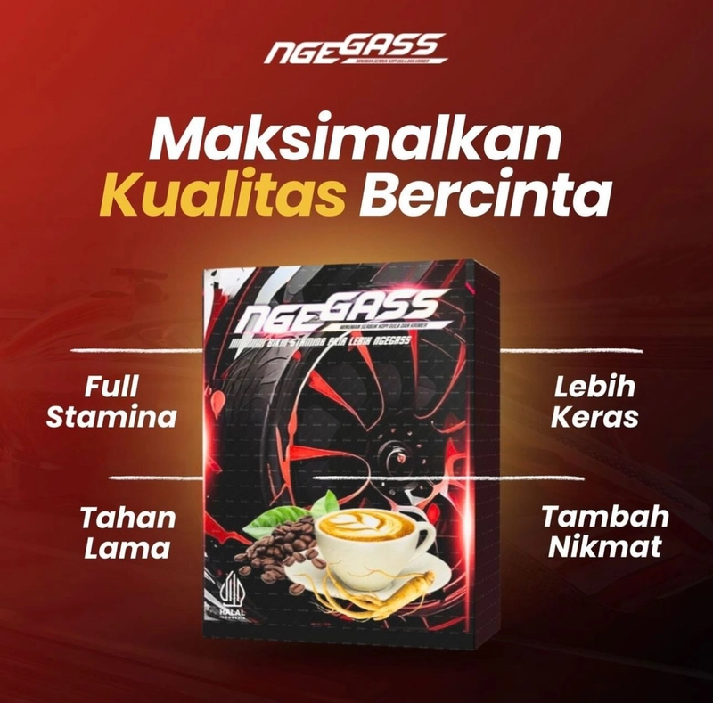 Product image Madu Icos - Kopi Ngegass penambah stamina pria 1 Box Kopi Ngegass isi 5 sachet