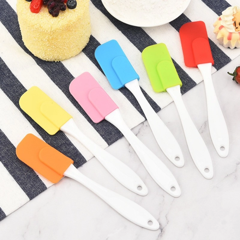 Product image KAHASIL - Spatula Kuas Oles Silikon Sendok Sutil Pengaduk Adonan Kue Anti Lengket Tahan Panas KMJ098 RANDOM