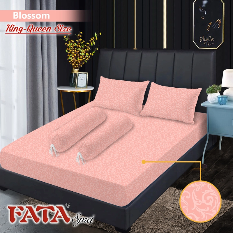 Product image Dylan 19 - Sprei Fata Jaguard Blossom (Blossom, 120x200x20cm, Pcs)