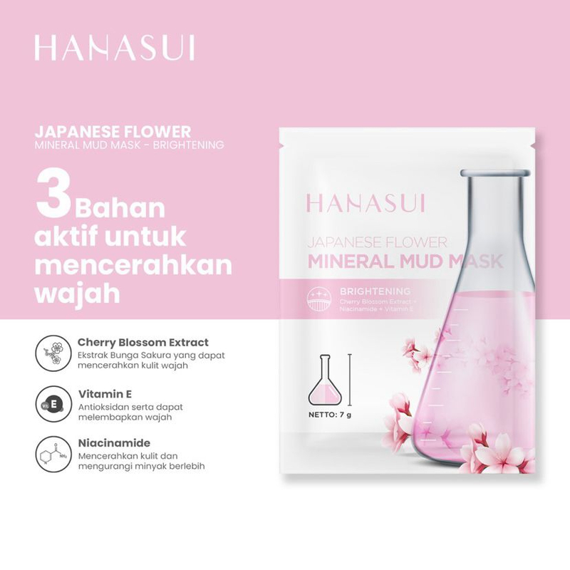 Product image Cenna Beauty - HANASUI - JAPANESE FLOWER MASK 7g Japanese Flower Mask