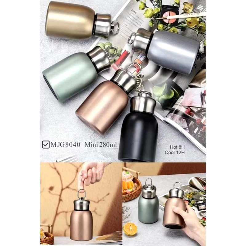 Product image Alcante - TUMBLER MINI coffe 280ml botol air minum kopi stainlees 280ml random