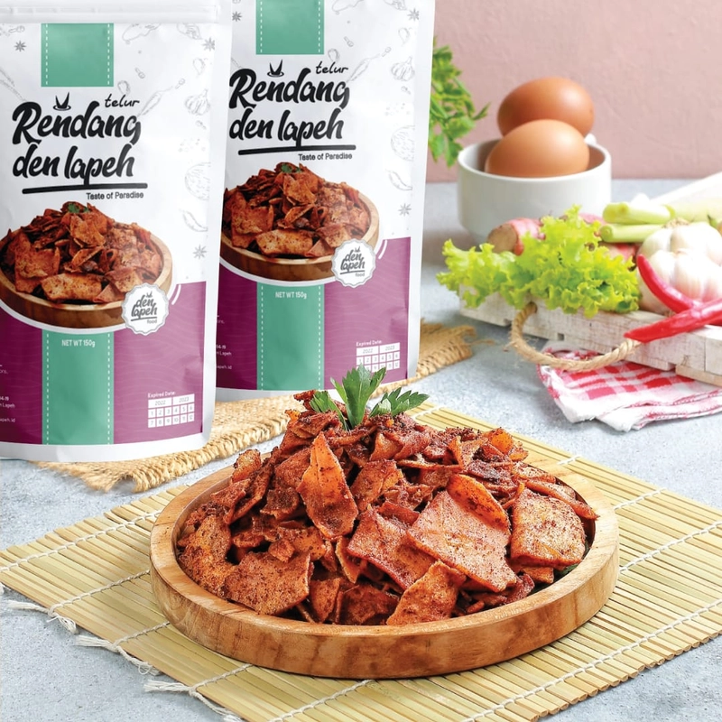 Product image Rendang Den Lapeh - Rendang Telur Padang Asli / Rendang Telur Khas Minang 150 Rendang Telur