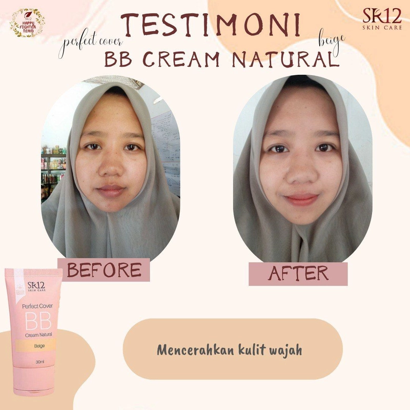 Product image SR12 BB Cream Natural Beige Full Coverage Formula Ringan Hasil Flawless 30 ml Beige