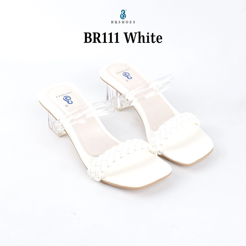 Product image BRSHOES - BRSHOES 111 Sandal Heels Kaca Wanita 36 PUTIH