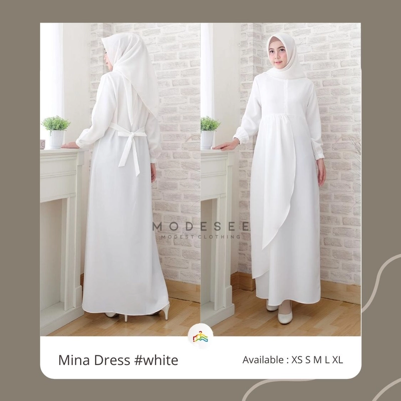 Product image Modesee - Mina Dress Basic XS White