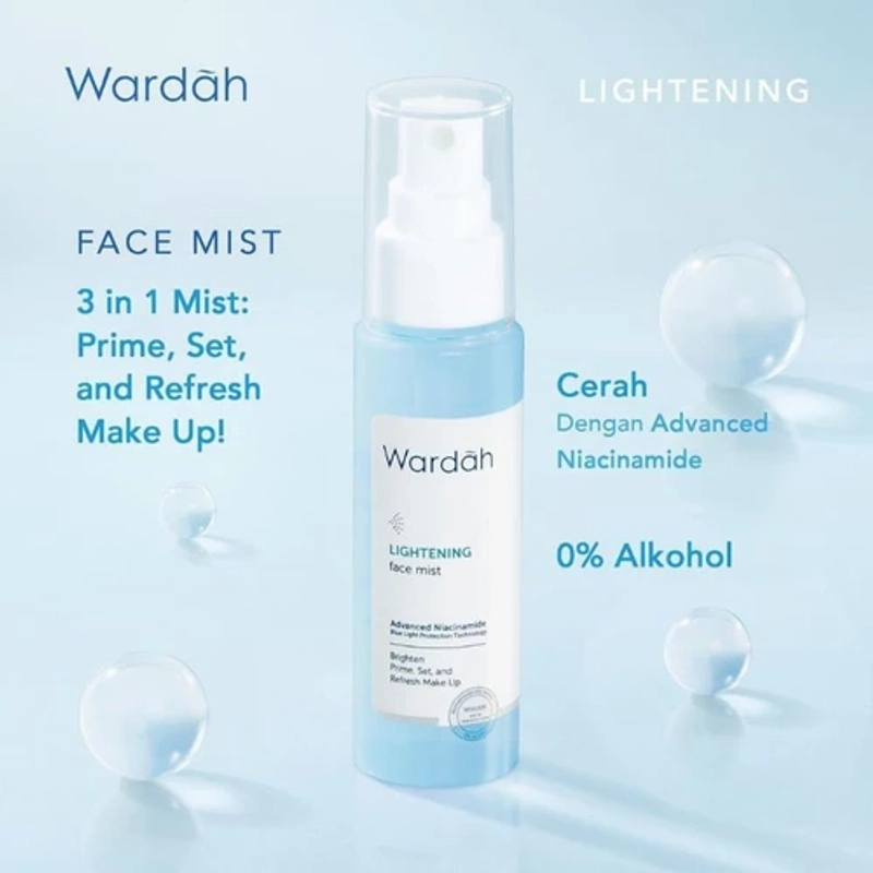 Product image Daily Beauty - Wardah Lightening Face Mist 3in1 60ml Face Mist