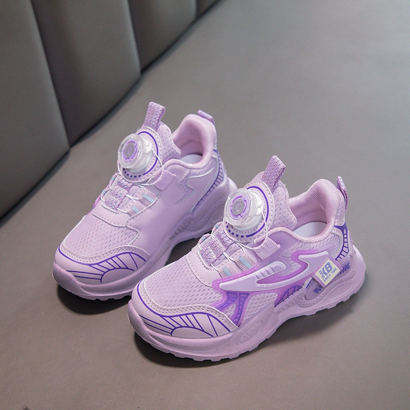 Product image Meonky Official - Sepatu Anak laki laki Perempuan Sneakers Lucu Kekinian Q - 50 Ringan Terbaru 26 Ungu
