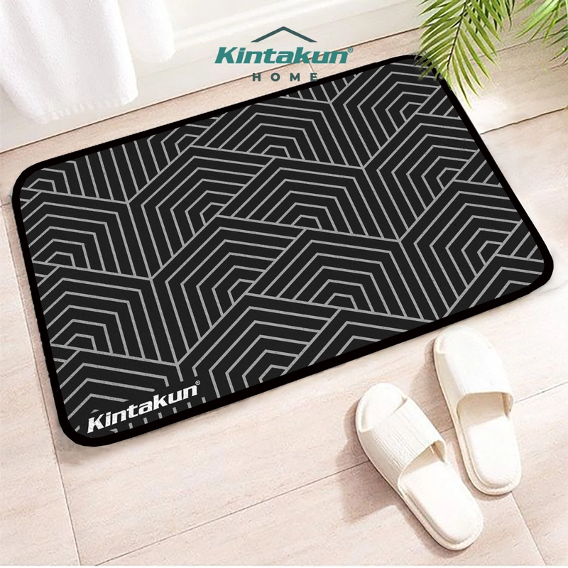 Product image Kintakun - Kintakun Home New Keset Kaki Lantai Kamar Mandi Anti Slip Menyerap Air Pilihan Size 40 x 60 Bowden