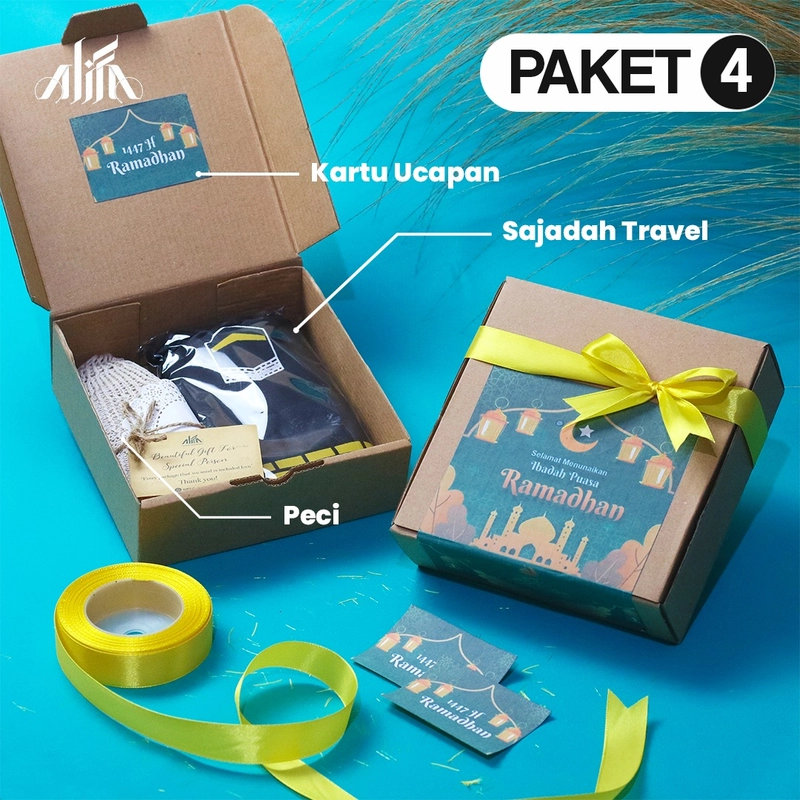 Product image Alifa - HAMPERS EKSKLUSIF PAKET 4 125g R4 Oleh-Oleh Haji