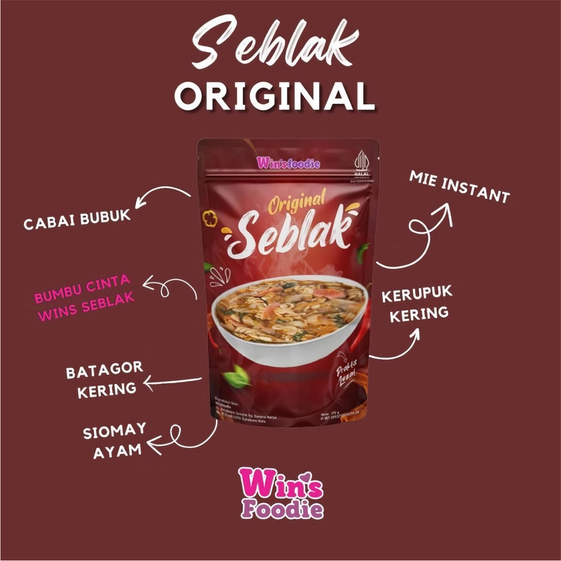 Product image Wins Foodie - SEBLAK ORIGINAL KEMASAN 170g ORIGINAL