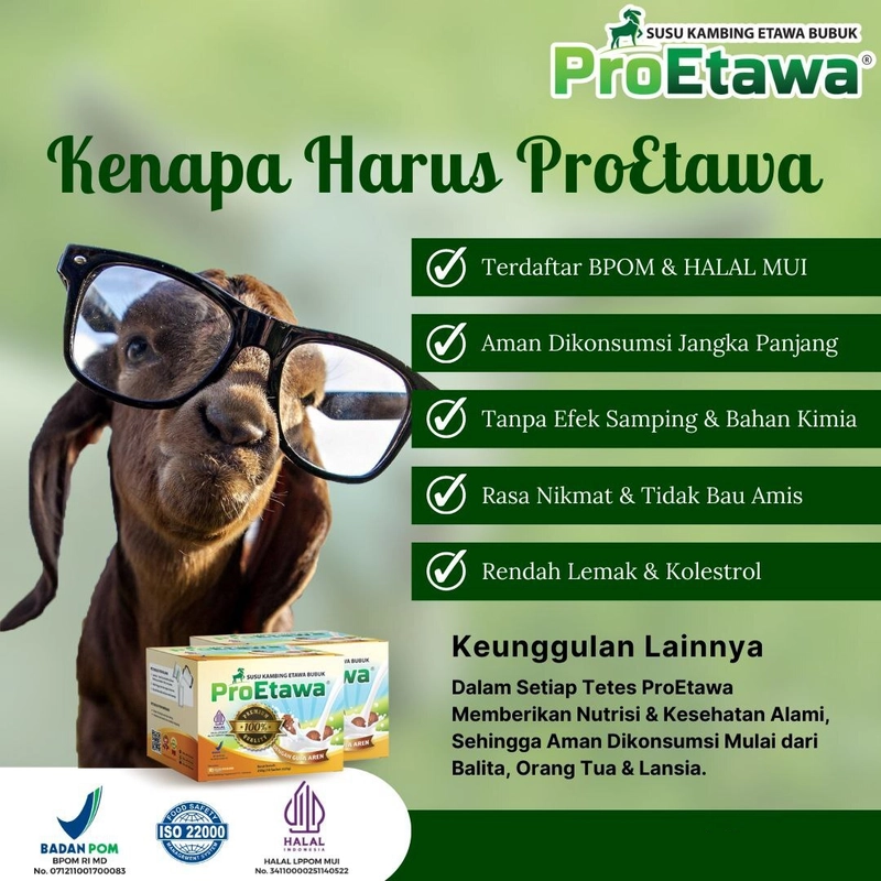 Product image ProEtawa - Susu Kambing ProEtawa 250g Gula Aren