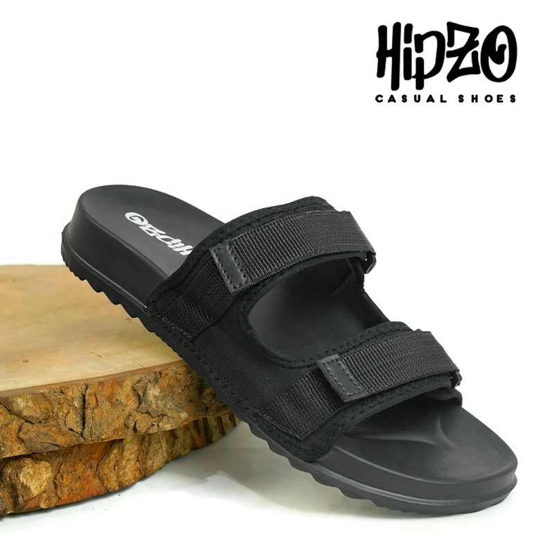 Product image Hipzo - HIPZO Sandal Selop CT042 Full Phylon Untuk Pria Wanita Unisex Ori Hangout 39 Hitam