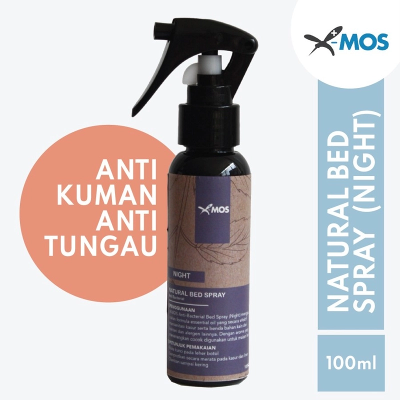 Product image X-MOS Natural Bed Spray Day dan Night - Anti Bacterial 60ml Night