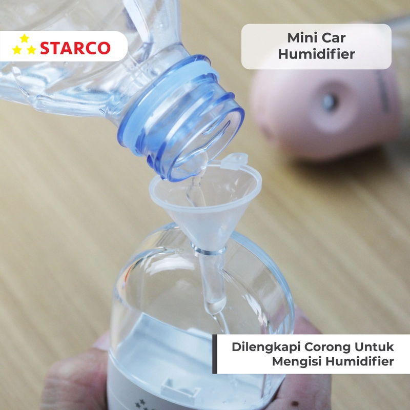Product image Starco - Starco Mini Car Humidifier Pelembab Mobil Air Humidifier 300g Hijau