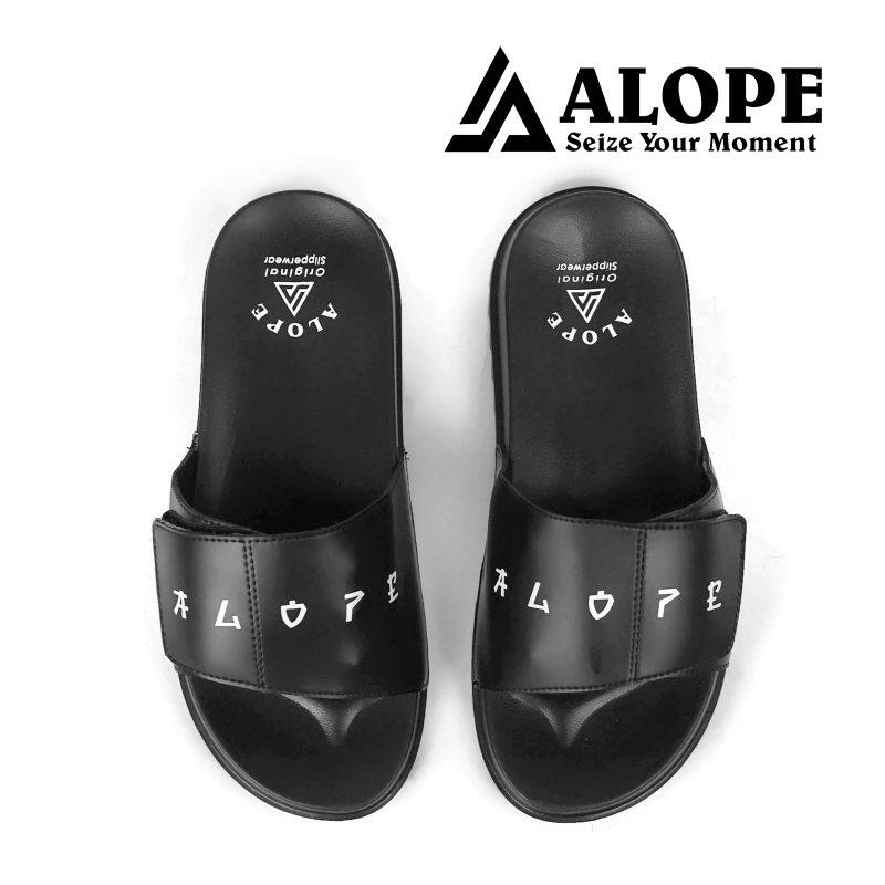 Product image ALOPE OFFICIAL - ALOPE - SANDAL HARVY SANDAL SELOP POLOS 42 HITAM