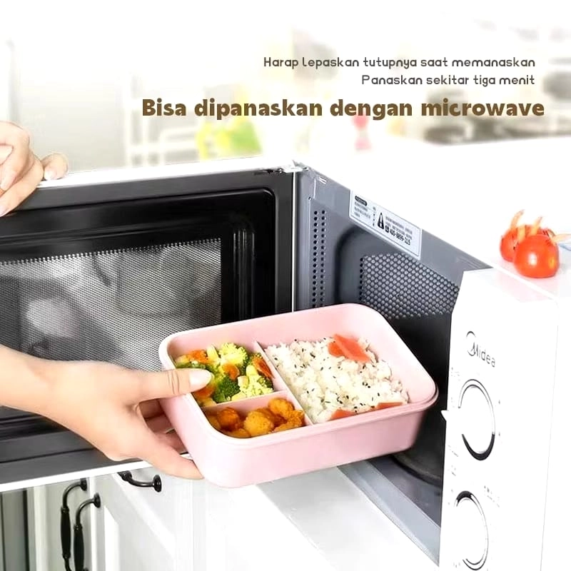 Product image DiAr OlShop - Lunch Box/ Kotak Bekal Makan Pcs Blue