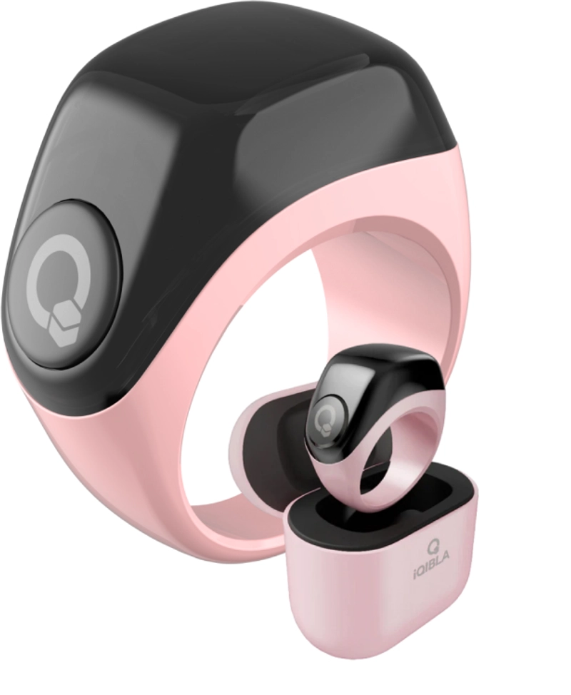 Product image iQibla - iQibla Zikr Smart Ring Jood J01 Cincin Tasbih Muslim Digital J01 Pink