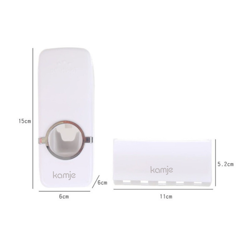 Product image KAMJE Dispenser Pasta Gigi Odol Tempat Sikat Gigi Tempat Penyimpanan Kamar Mandi KMJ066 KMJ066 RANDOM