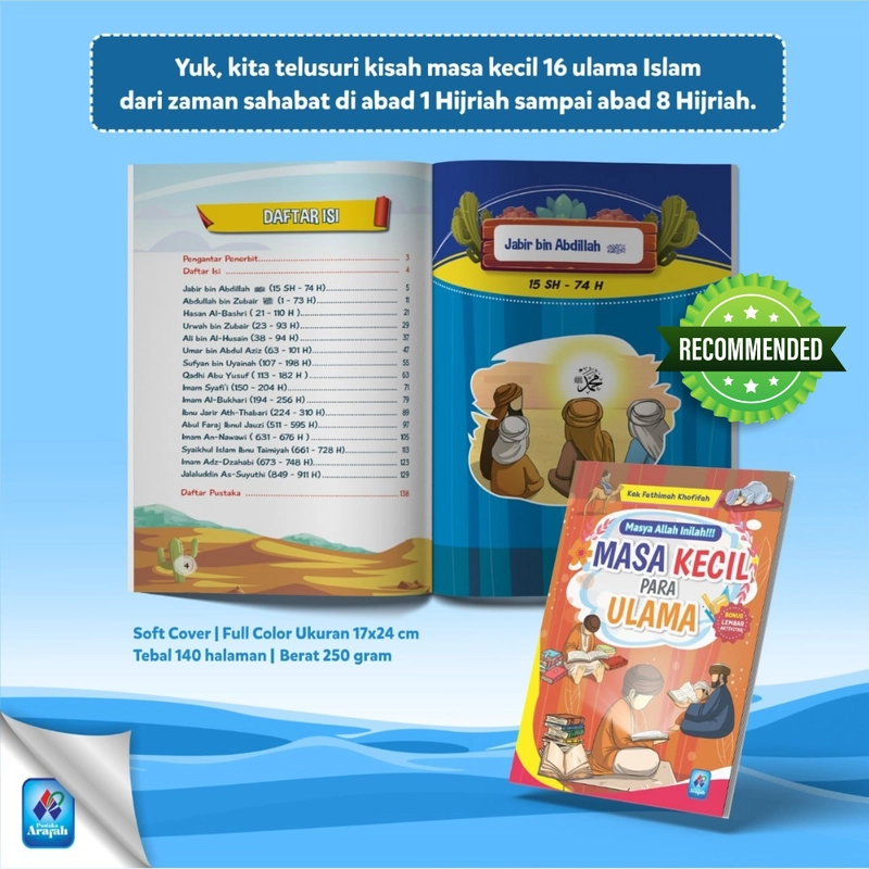 Product image Pustaka Arafah - Masya Allah Inilah Masa Kecil Para Ulama SC Soft Cover