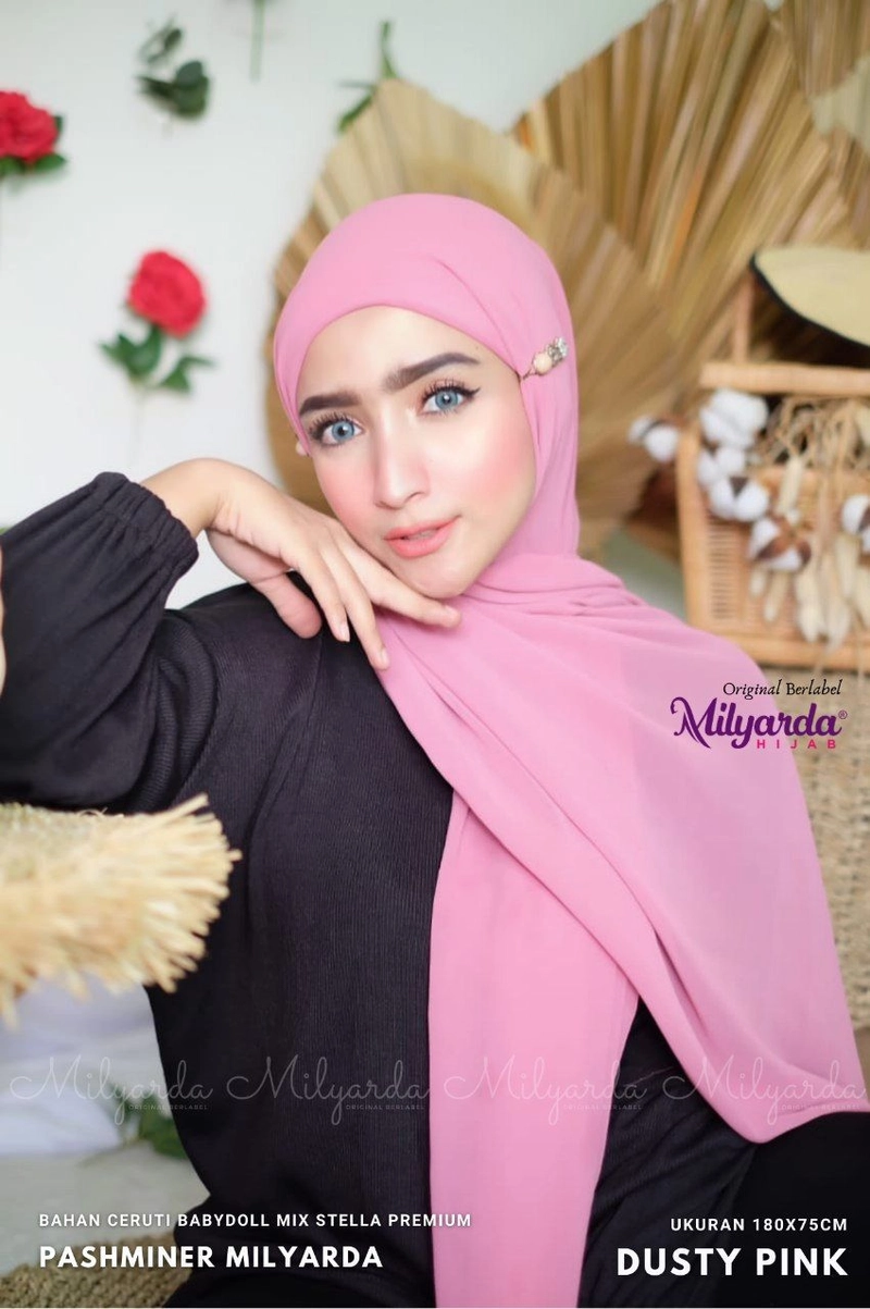 Product image Milyarda Hijab - Pashmina Inner Milyarda Hijab all size dusty pink