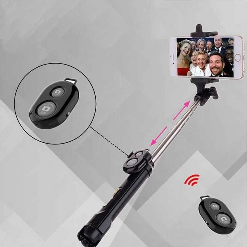 Product image Moveonesia - Tongsis Tripod Bluetooth Remote 3in1 WXY01 TONGSIS WXY01 RANDOM