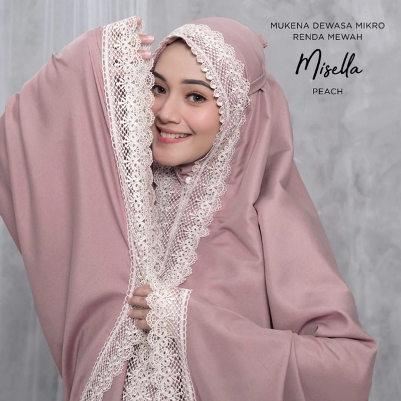 Product image qaydstoreid - Hampers Mukena Misella 2in1 Peach
