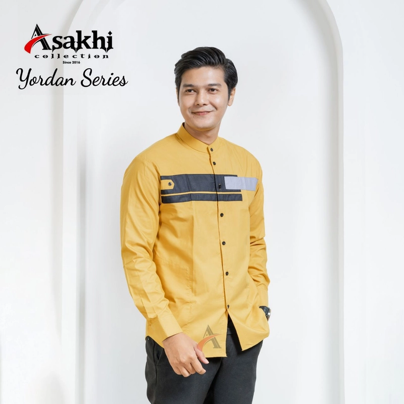 Product image Koko asakhi collection - KOKO LENGAN PANJANG- MOTIF YORDAN SERIES ASAKHI M KUNING