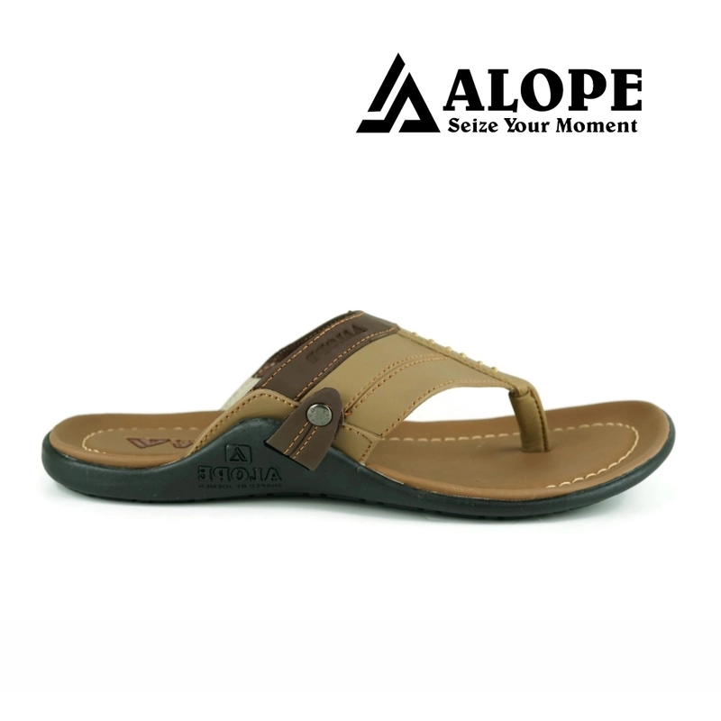 Product image ALOPE OFFICIAL - SANDAL ALOPE H 17 SANDAL PRIA KASUAL TRENDY BERKUALITAS 43 COKLAT MUDA