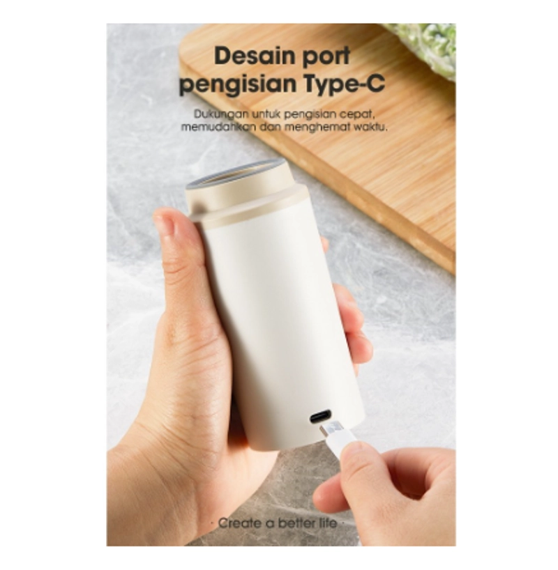 Product image UTAMAMEGA - Samono SW-VAP10 Vacuum Sealer Air Pump Mesin Pompa Vakum Plastik Makanan Rechargable Type SW-VAP10