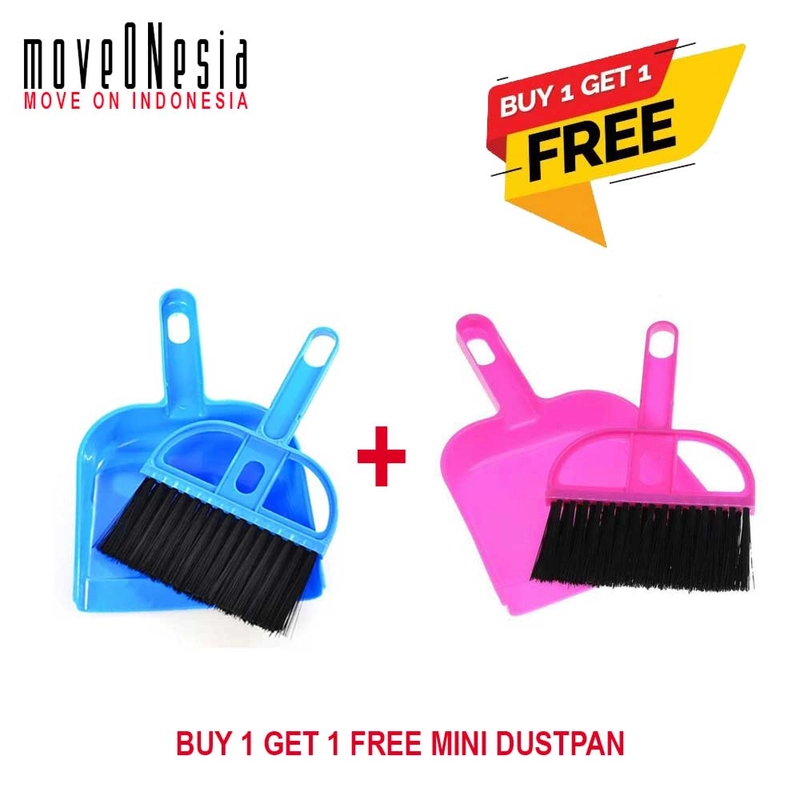 Product image Moveonesia - BUY 1 GET 1 FREE Sapu Serokan Mini Dustpan Set B1G1F MINI DUSTPAN RANDOM