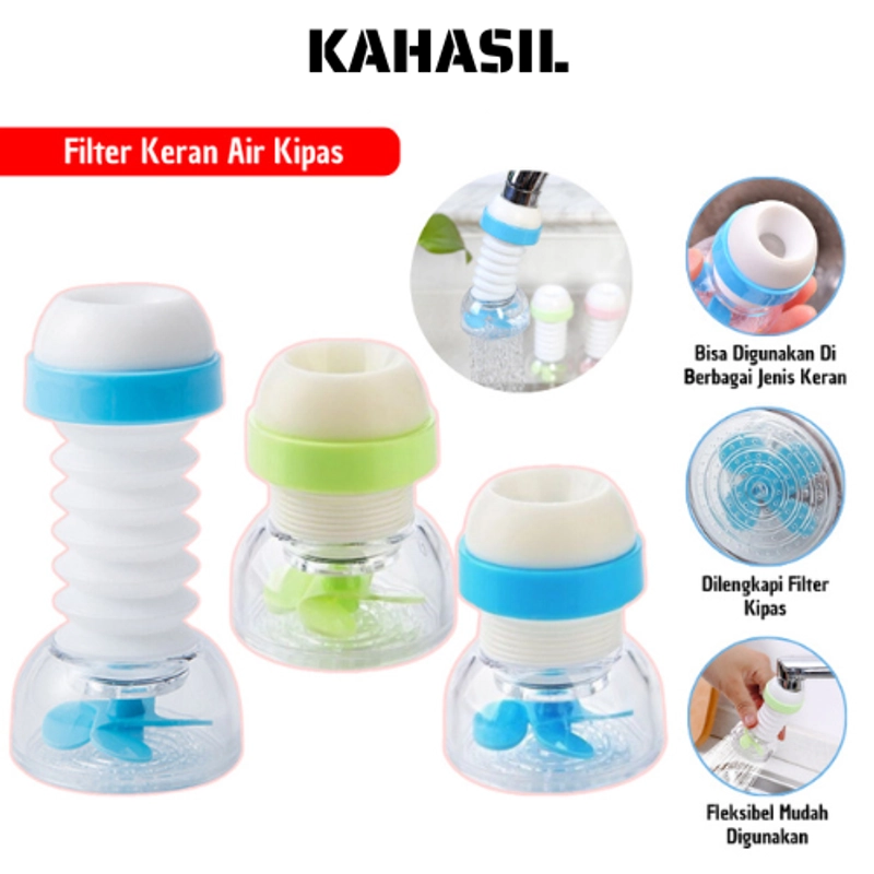 Product image KAHASIL - Sambungan Filter Saringan Penyaring Kran Keran Air Fleksibel Kipas Polos KMJ107 RANDOM