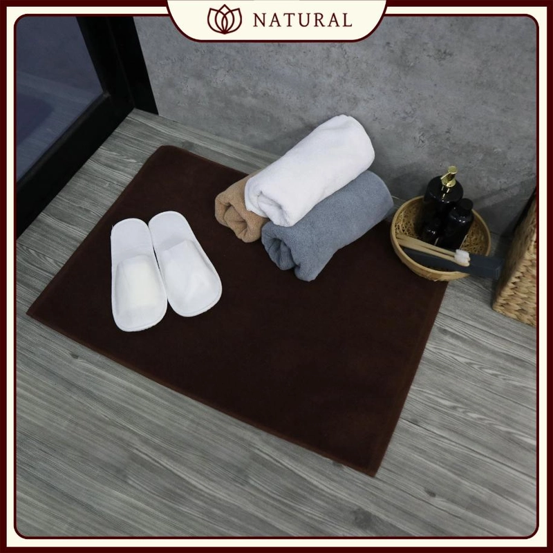 Product image Chalmer - Keset Hotel Natural By Chalmer 50 x 70 cm Seri Hotel Keset Tebal 50 x 70 cm 1 pcs - Grey
