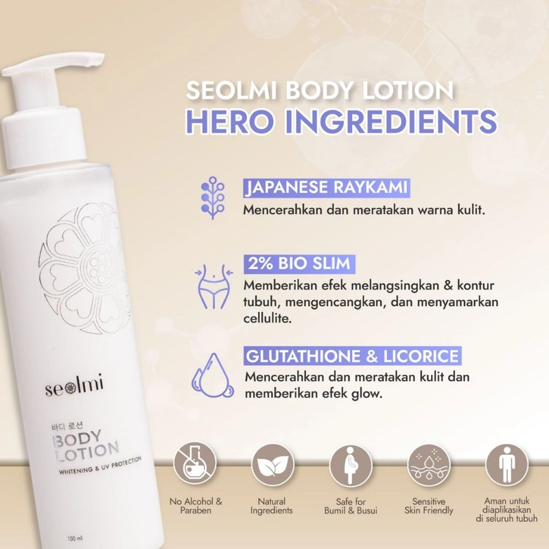 Product image Seolmi - SEOLMI Whitening Body Lotion 150ml putih