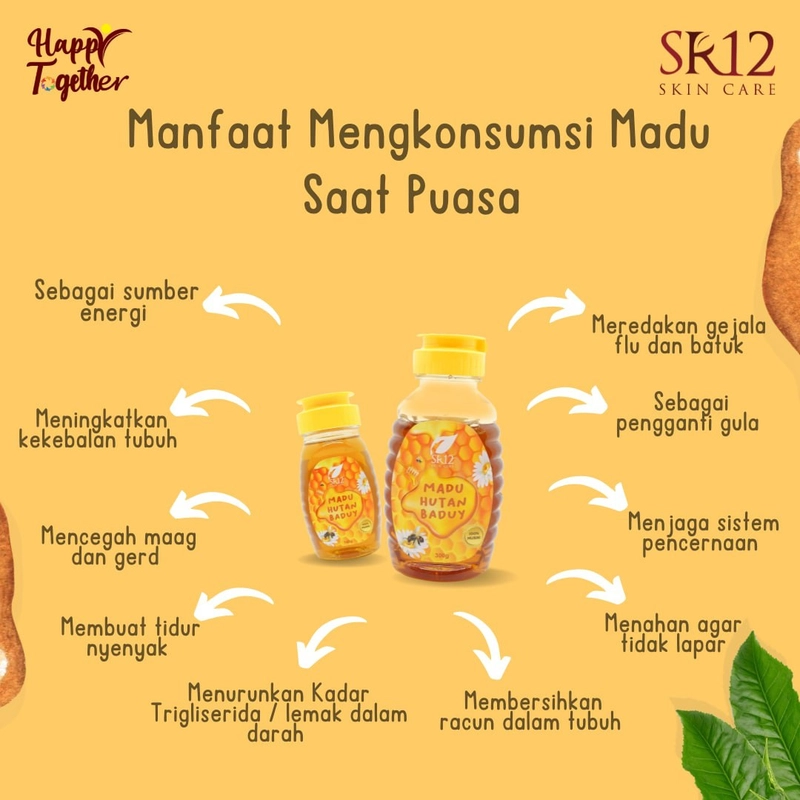 Product image SR12 Madu Hutan Baduy Mengatasi Asam Urat Rematik Anemia Osteoporosis Batu Ginjal Meningkatkan Imun 300gr Madu Baduy