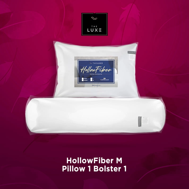 Product image THE LUXE - Hollow Fiber M Pillow Bolster Pack paket putih